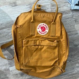Fjallraven Backpack in Mustard